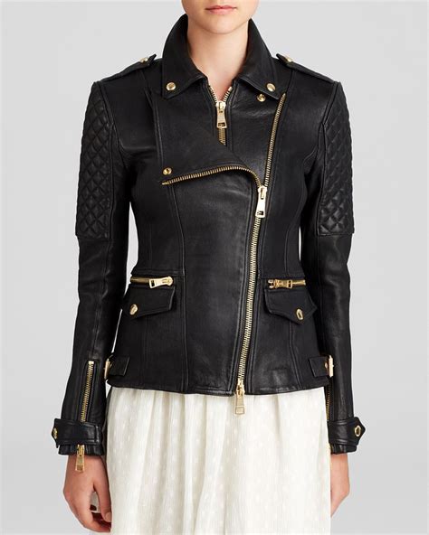 rem8ngton burberry|Burberry Burberry Remington Moto Biker Jacket In Black .